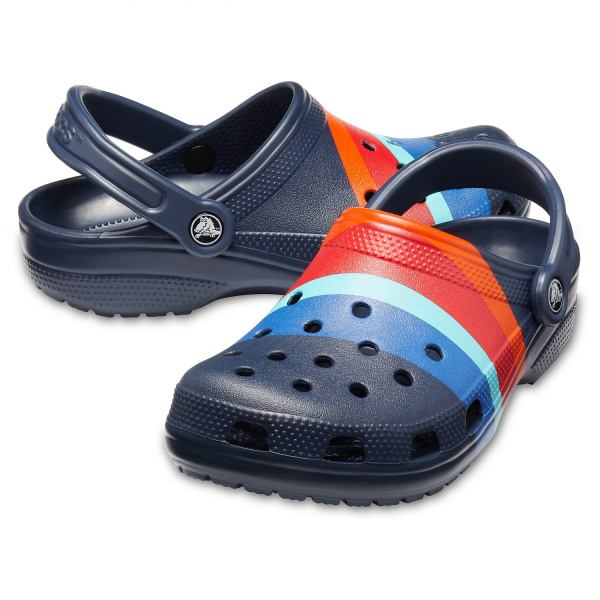 Сабо Classic Seasonal Graphic Clog (45; Navy/Multi)